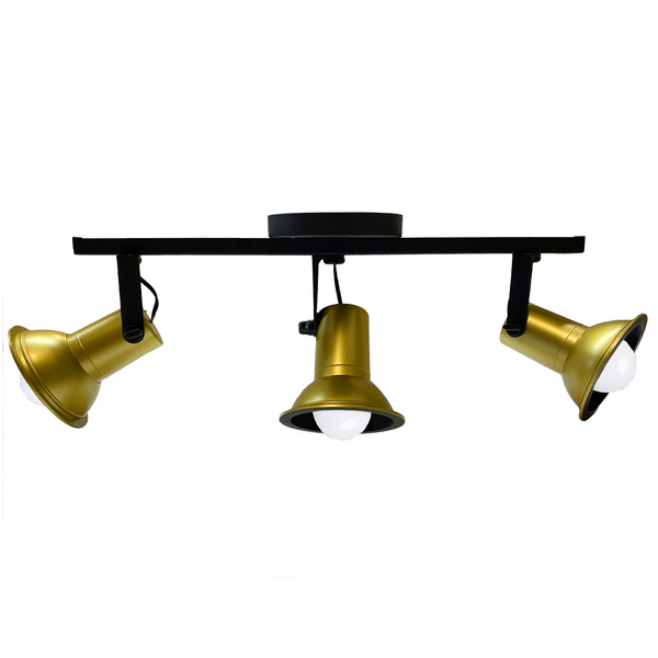 Spot Sobrepor Trilho Direcionável Octa Cupps 03 Lâmpadas E27