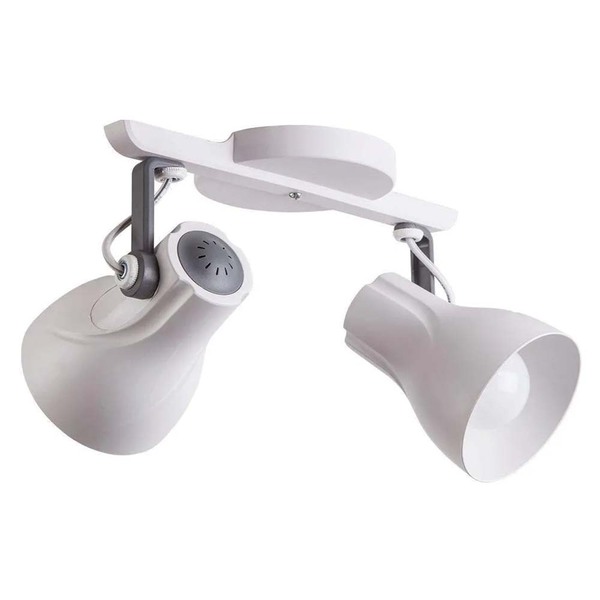 Spot Sobrepor Trilho Direcionável Octa Plus Branco C/ Cinza 0