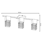 Spot Trilho 3283 Branco Para 3 Lâmpadas