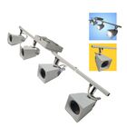 Spot Trilho De Sobrepor 4 Luzes Gu10 Direcionável Branco