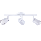 Spot Trilho De Sobrepor Moderno Direcionável Fokus 3 Lâmpadas