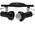 Spot Trilho Duplo Preto - Double