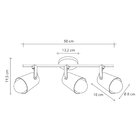 Spot Trilho Fokus 3 Startec Preto