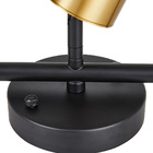 Spot Trilho Kalla 3xgu10 Dourado/preto Nordecor/mbled