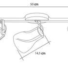 Spot Trilho Octa 3 Branca E Cinza- Startec