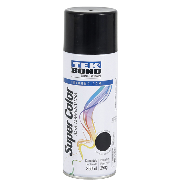 SPRAY PRETO FOSCO ALTA TEMP 350ML / 250G