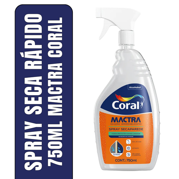 Spray Seca Parede Fundo Protetor Contra Umidade 750ml Mactra | Leroy Merlin