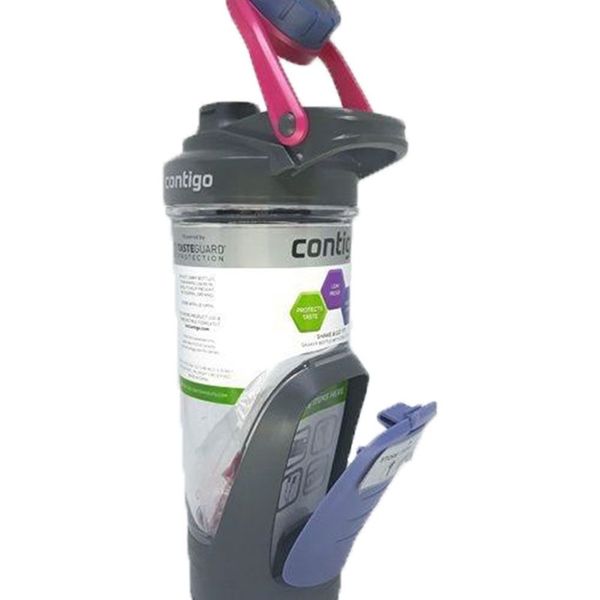 Squeeze Coqueleteira Shake Go Fit Rosa 709ml - Contigo