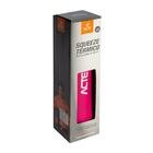Squeeze Térmico Emborrachado Garrafa Água Café 500ml Aço Inox