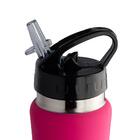 Squeeze Térmico Emborrachado Garrafa Água Café 500ml Aço Inox