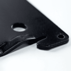 Ss 20 Suporte Simples 20 Cms Profundidade Branco - Preto