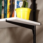 Ss 35 Suporte Simples 35 Cms Profundidade Branco - Preto