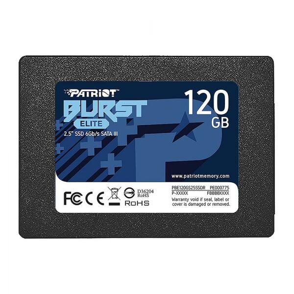 Ssd 120gb Patriot Burst Elite 560-540 Mbs Pbu120gs25ssdr