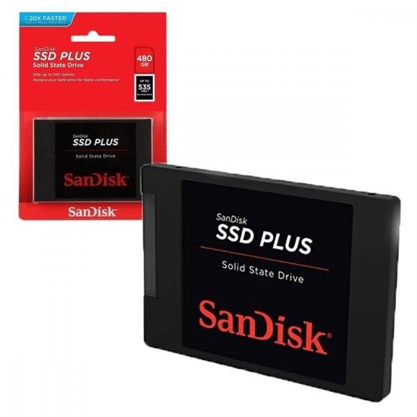 Ssd 480gb Sandisk Plus G26 535-445 Mbs 20x | Leroy Merlin