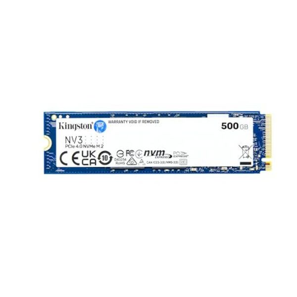 Ssd 500gb M.2 2280 Nv3 Nvme Kingston Pcie 4.0 Gen 4x4 Up To 5