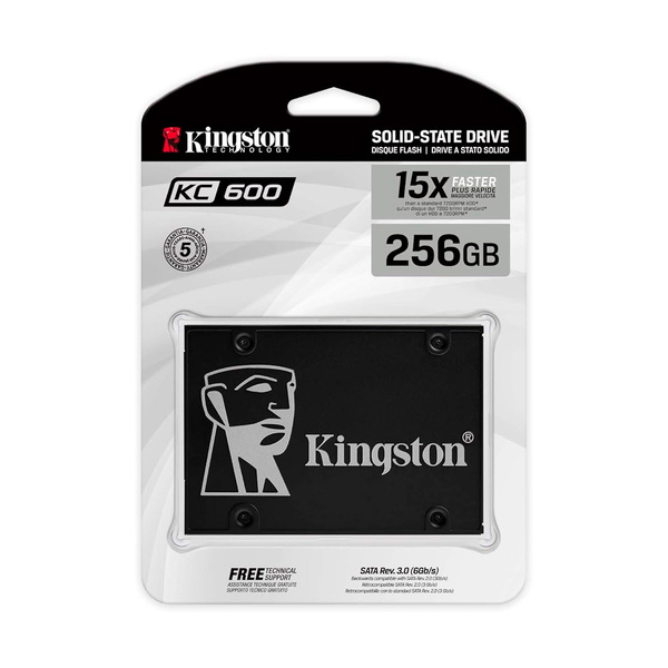 Ssd  256gb 2.5 Sata 3 550mb/s Leit- 500mb/s Grav Kc600 Skc600