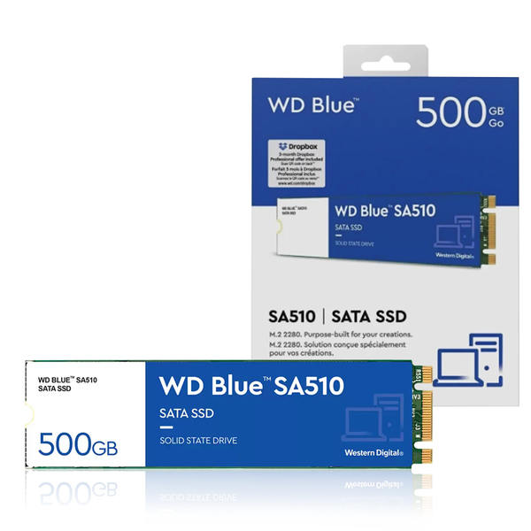 Ssd  500gb M.2 Sata 560mb/s Leit 510mb/s Grav Wdblue Wds500g3