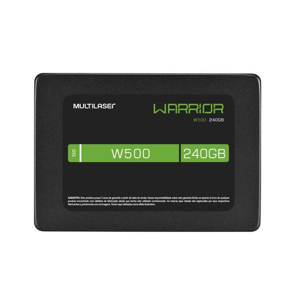 Ssd Gamer 240gb Warrior  W500 Gravacao 500 Mb S Ss210
