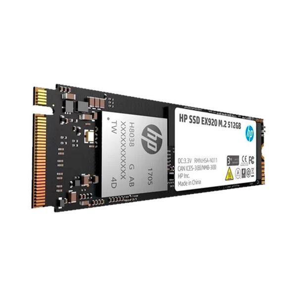 Ssd M.2 512gb Pci-e Nvme 1.3 3d Nand Ex920 Hp