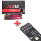 Ssd Nvme 256gb Alltek + Adaptador Para Macbook + High Sierra