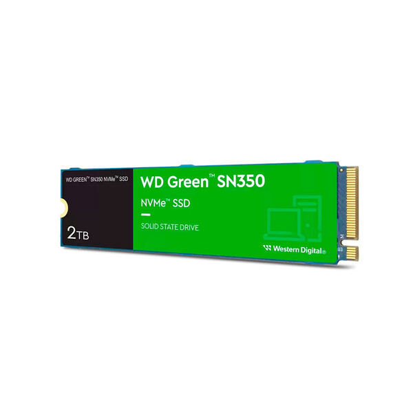 Ssd Wd Green Sn350 2tb M.2 2280 Nvme Pcie 3.0 3200mb/s - Wds2