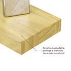 Stain Base Água Acetinado Pronto para Uso Incolor 3,6L Luxens