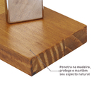 Stain Base Solvente Acetinado Pronto para Uso Imbuia 3,6L Luxens