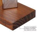 Stain Base Solvente Acetinado Pronto para Uso Mogno 18L Luxens