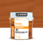 Stain Base Solvente Acetinado Pronto para Uso Mogno 3,6L Luxens