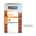 Stain Base Solvente Acetinado Pronto para Uso Natural 18L Luxens
