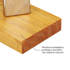 Stain Base Solvente Acetinado Pronto para Uso Natural 3,6L Luxens