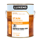 Stain Base Solvente Acetinado Pronto para Uso Natural 3,6L Luxens