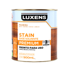 Stain Base Solvente Acetinado Pronto para Uso Natural 900ml Luxens