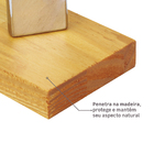 Stain Base Solvente Acetinado Pronto para Uso Transparente 18L Luxens