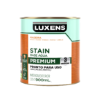 Stain para Madeira Base Água Acetinado Transparente 0,9L Luxens