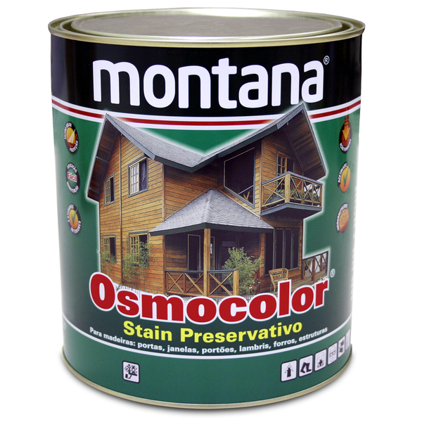 Stain Osmocolor Semitransparentes Acetinado Canela 900ml Montana