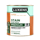 Stain para Madeira Base Água Acetinado Ipê 0,9L Luxens