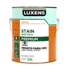 Stain para Madeira Base Água Acetinado Ipê 3,6L Luxens