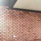 Stencil Para Parede Tijolinho Revestimento Pintura Decorativo