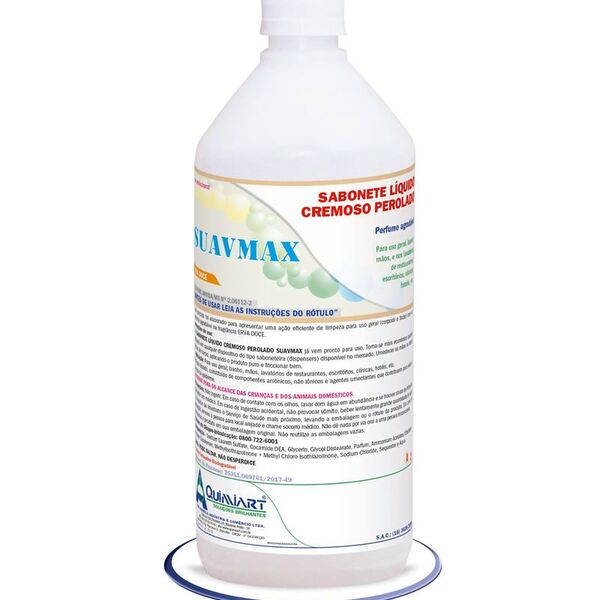 Suavmax Dovely -  Sabonete Liquido - Quimiart - 1 Litro