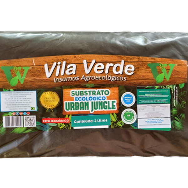 Substrato Orgânico Urban Jungle 3 Litros