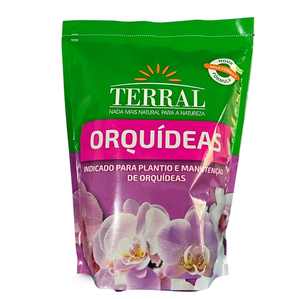 Substrato Orquídeas Sólido Orgânico 2L Terral