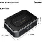 Subwoofer Ativo Pioneer Compacto Preto