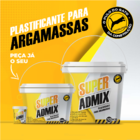 Super Admix - Aditivo Plastificante Argamassas -  50gr