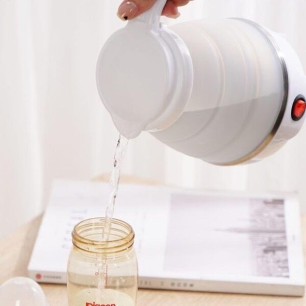 Super Arra Chaleira Elétrica Dobrável Silicone 110v Viagens P