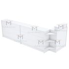 Super Balcão Caixa Em L Com Fundo Fechado M317.b