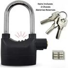 Super Cadeado Luatek Anti-roubo Cor Preto Aço Inoxidável