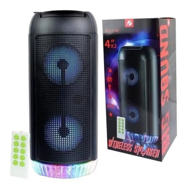 Super Caixa De Som Kts-1180 Furacão Amplificada Com Bluetooth