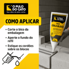 Super Cola Tijolos E Blocos - Ceramica Concreto Kit 3 Unidade