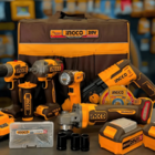 Super Combo 5 Em 1 Ingco 20v Furadeira, Martelete, Lanterna,